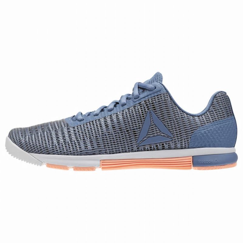 Adidasi Training Reebok Speed Tr Flexweave® Dama Albastri/Albi/Roz Romania MF1823AD